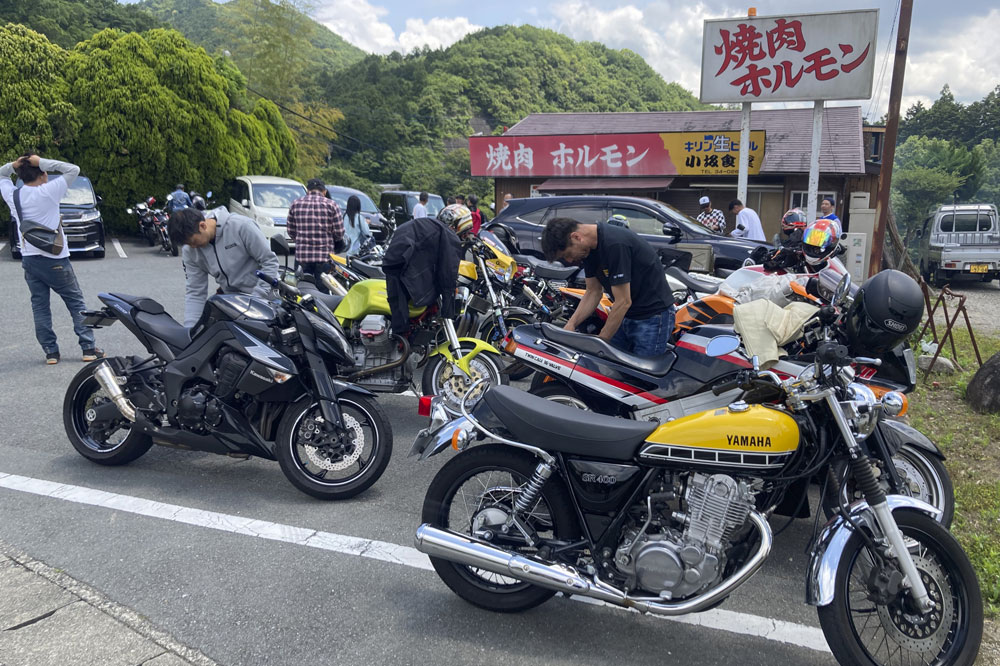 休日：バイク